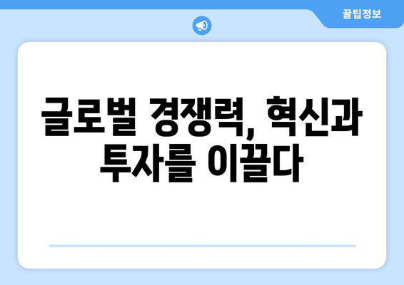 글로벌 경쟁력과 경제의 관계