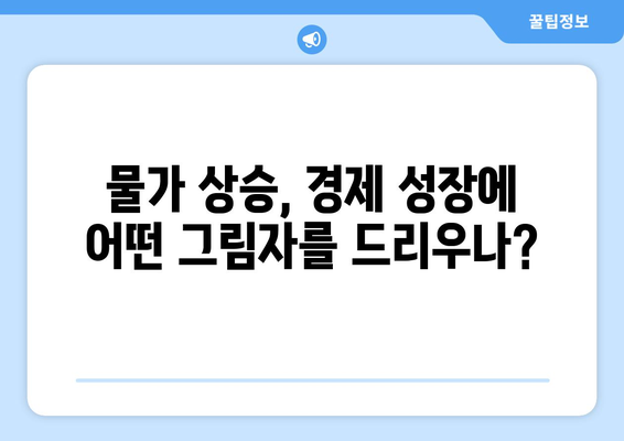 물가 상승이 미치는 경제적 영향 분석