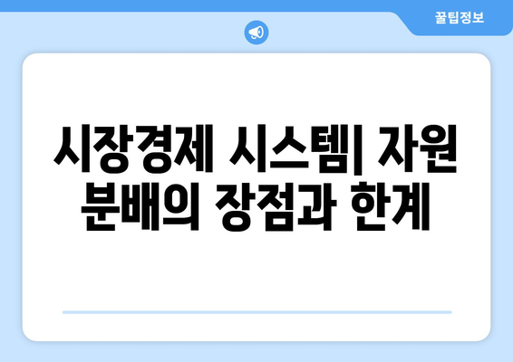 자원 분배 문제와 경제적 해결책